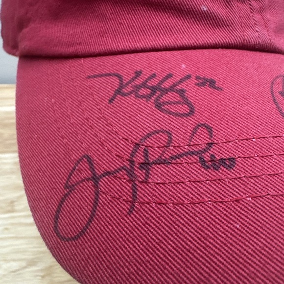 Fan Favorite St. Louis Cardinals 4 Autographs Adjustable Cap Hat OSFM - Picture 2 of 16